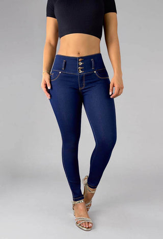 Jeans Skinny Tiro Alto 76428