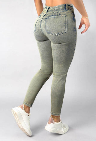 Jeans Skinny Tiro Alto. 76561