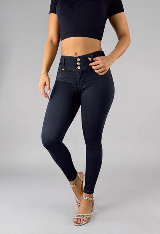 Jeans Skinny Tiro Alto 95454