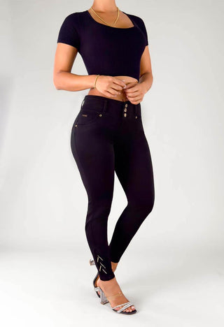 Jeans Skinny Tiro Alto 76351