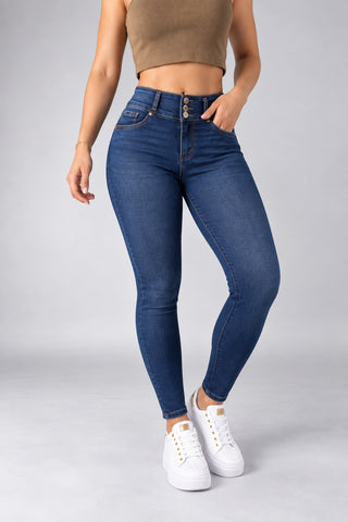 Jeans Skinny Tiro Alto 76347