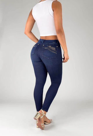 Jeans SkinnyTiro Alto 95396