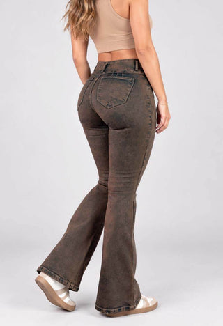 Jeans Bota Campana Tiro Alto 21428