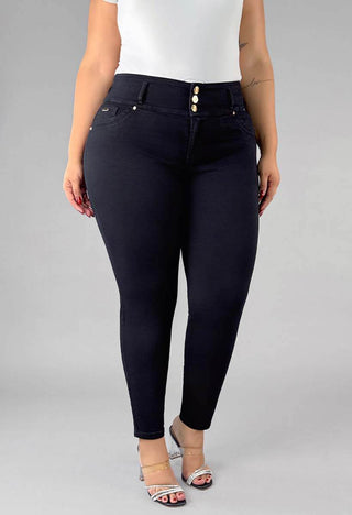 Jeans Skinny Tiro Alto 76398
