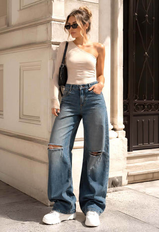 Jeans Wide Leg Teens Adolescente 12464