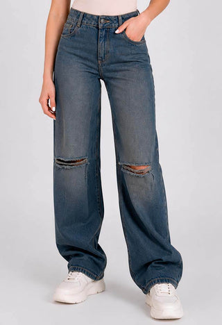 Jeans Wide Leg Teens Adolescente 12464