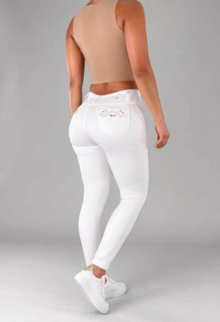 Jeans Skinny Tiro Alto 76339