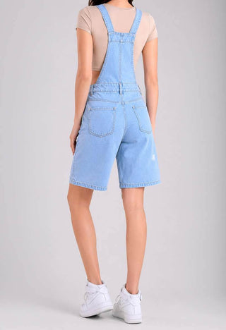 Set Overall Denim Bermuda Adolescente 12446