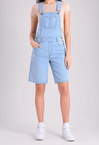 Set Overall Denim Bermuda Adolescente 12446