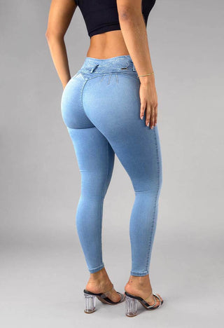Jeans Skinny Tiro Alto 95480