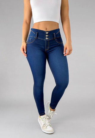 Jeans Skinny Tiro Alto 76416