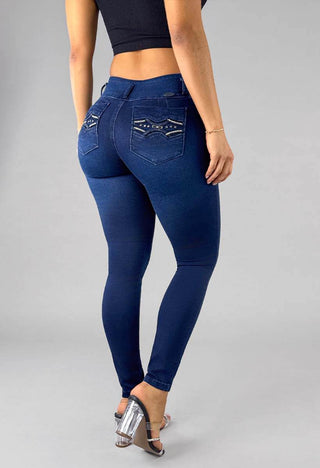 Jeans Skinny Tiro Alto 95397