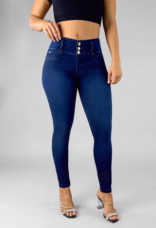 Jeans Skinny Tiro Alto 95397