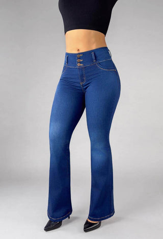 Jeans Bota Campana Tiro Alto 76373