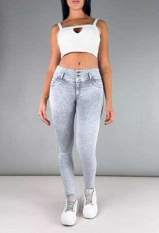 Jean Skinny Tiro Medio 76269