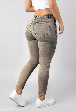 Jeans Skinny  Dirty Tiro Alto 21361