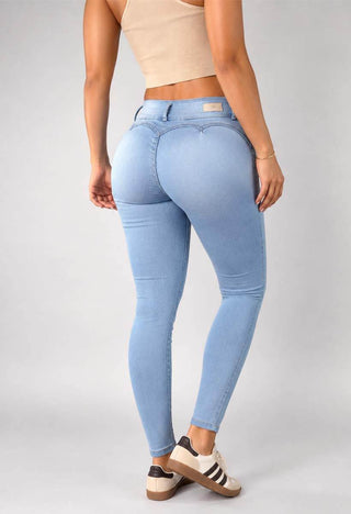 Jeans Skinny  Tiro Medio 76275