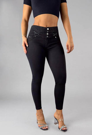 Jeans Skinny Tiro Alto 95450