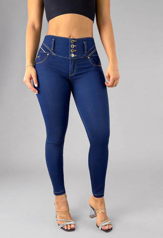 Jeans Skinny Tiro Alto 95435