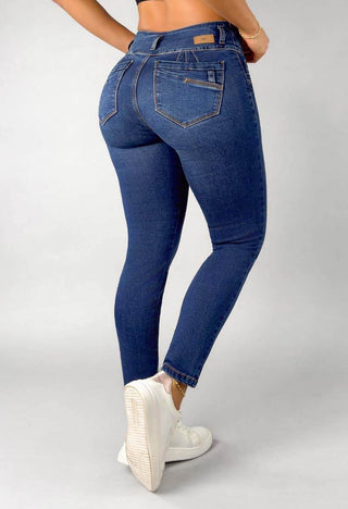 Jeans Skinny Tiro Alto 76478
