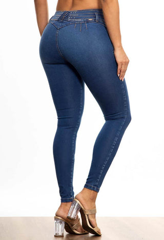 PANTALON REGULAR COTILLA 3 BOTONES CON RUEDO