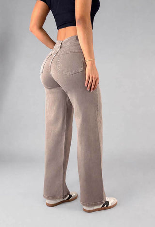 Jeans Wide Leg Tiro Alto 21197