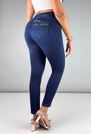 Jeans Skinny Tiro Medio 95350