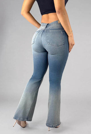 Jeans Straight Tiro Alto 21311