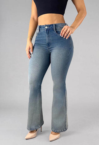 Jeans Straight Tiro Alto 21311