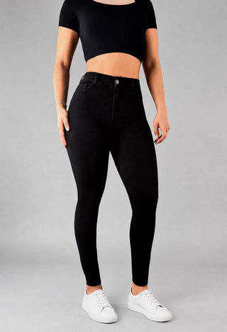 Jeans Skinny Tiro Alto 21252