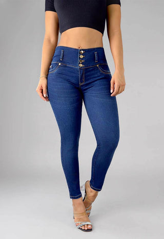 Jeans Skinny Tiro Alto 76236