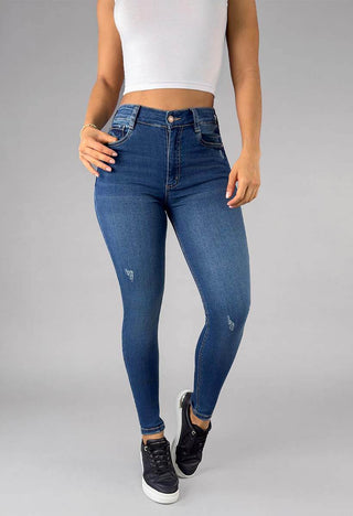 Jeans Skinny Flexy Fit Tiro Alto 76414
