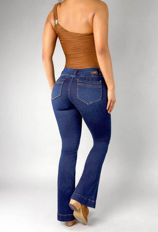 Jeans Bota Campana Tiro Alto 21223