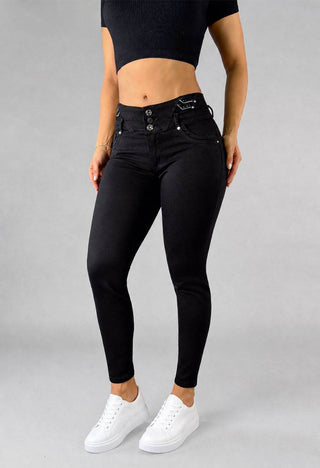 Jeans Skinny Tiro Medio 76400