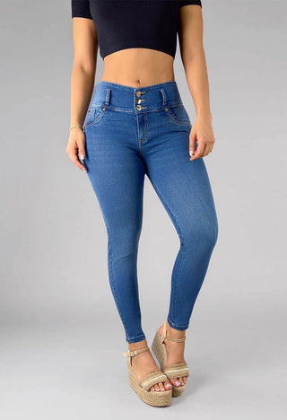 Jeans Skinny  Tiro Alto 76369