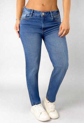 Jeans Boyfriend Tiro Alto 21326