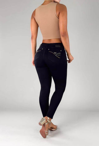 Jeans Skinny Tiro Alto 76307