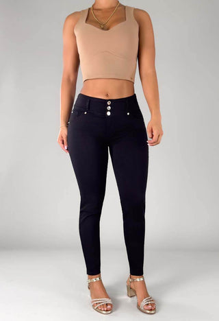 Jeans Skinny Tiro Alto 76307