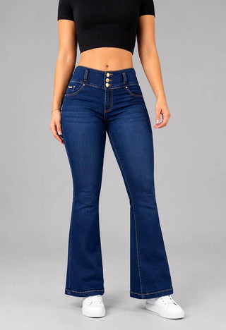 Jeans Bota Campana Tiro Alto 76399