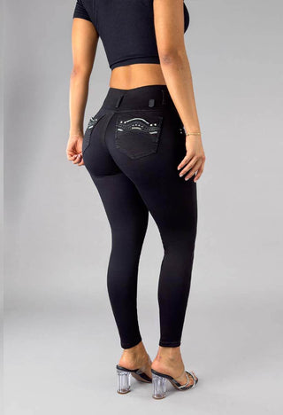 Jeans Skinny Tiro Alto 95455