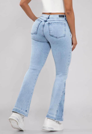 Jeans Bota Campana Tiro Alto 20958