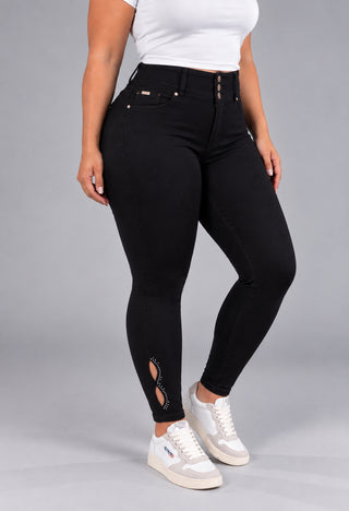 Jeans Skinny Curvy Tiro Alto 95463