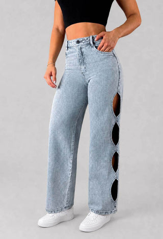Jeans Mom Fit Tiro Alto 21213