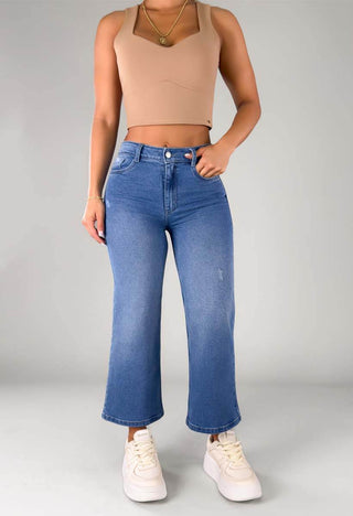 Pantalón Culotte Tiro Alto 76397