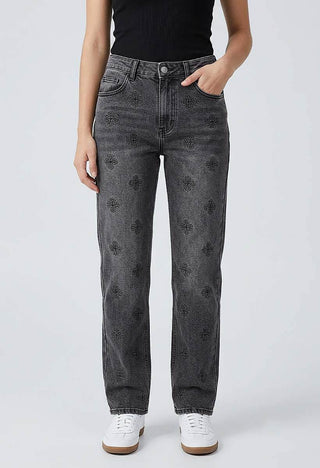 Jeans Straight Tiro Alto 76522