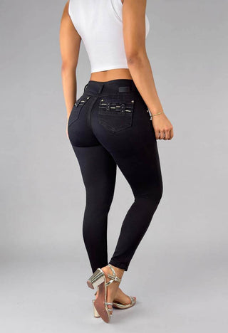 Jeans Skinny Tiro Alto 76314