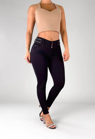 Jeans Skinny Tiro Alto 76371