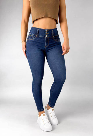 Jeans Skinny Tiro Alto 76431