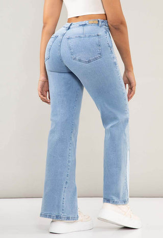 Jeans Bota Recta Tiro Medio 76146