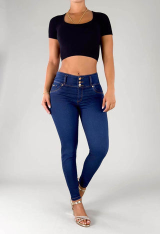 Jeans Skinny Tiro Alto 76309